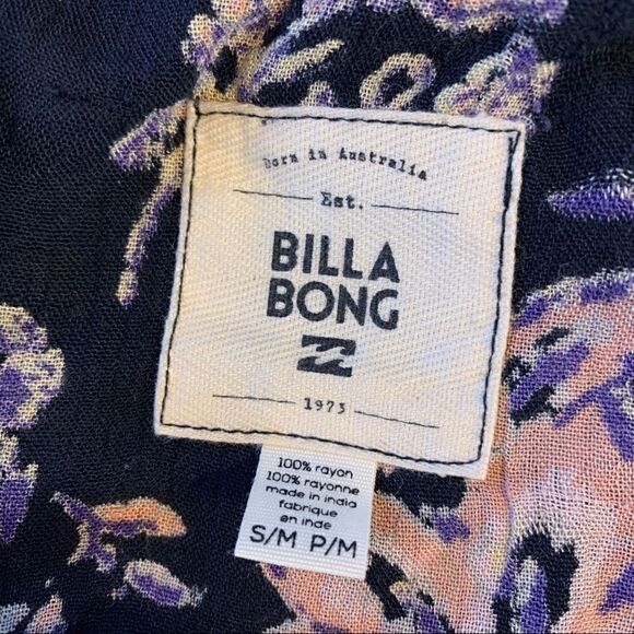 Billabong open tunic blouse cover up - Picture 3 of 5